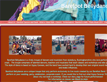 Tablet Screenshot of barefootbellydance.org